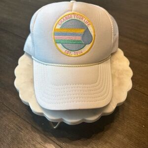 Embroidered Cap - White